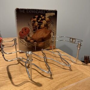 Vintage Kitchen Dining ROSTI The Expandable Trivet In Original Box EUC Italy
